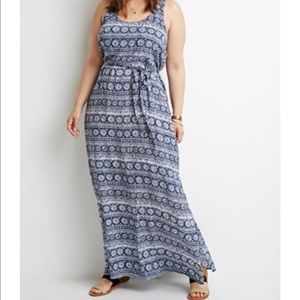 Forever21 - Blue Maxi Dress (2x)